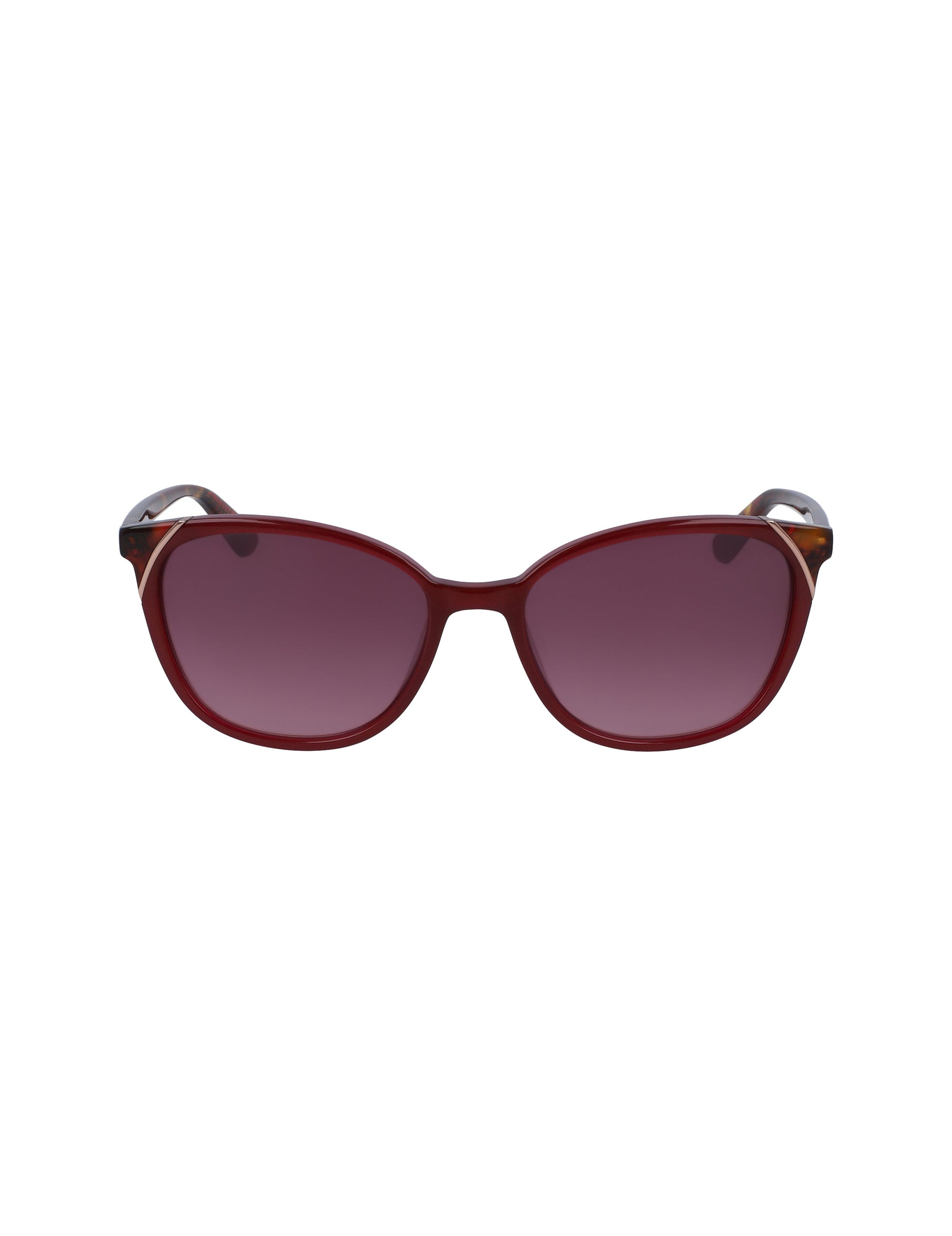 Anne Klein Merlot Modern Cat-Eye Sunglasses