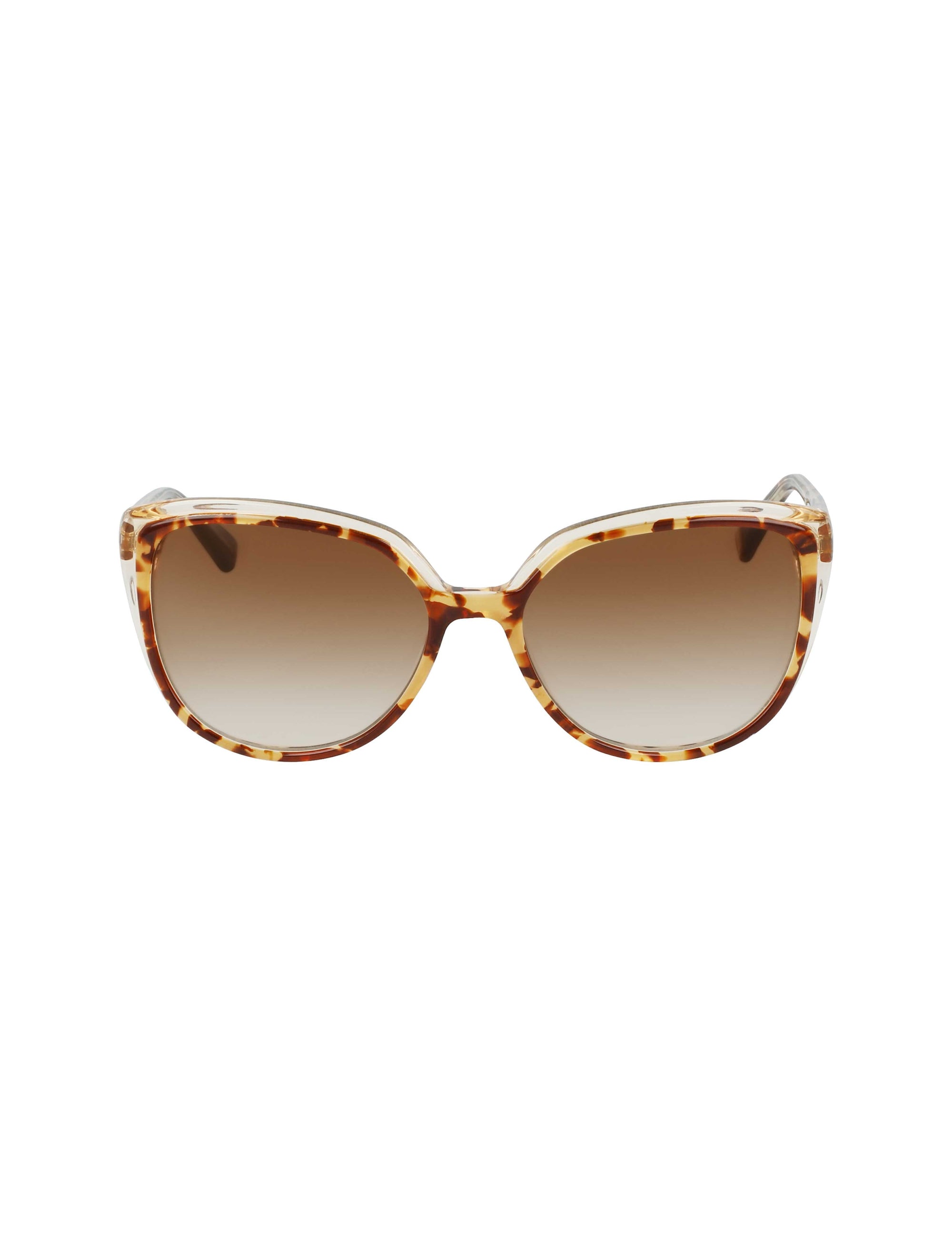 Anne Klein  Tortoise Cat-Eye Sunglasses