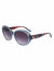 Anne Klein  Crystal Glamorous Oval Sunglasses