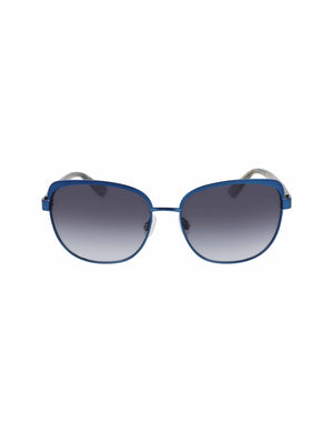 Anne Klein Navy Uplifting Square Sunglasses