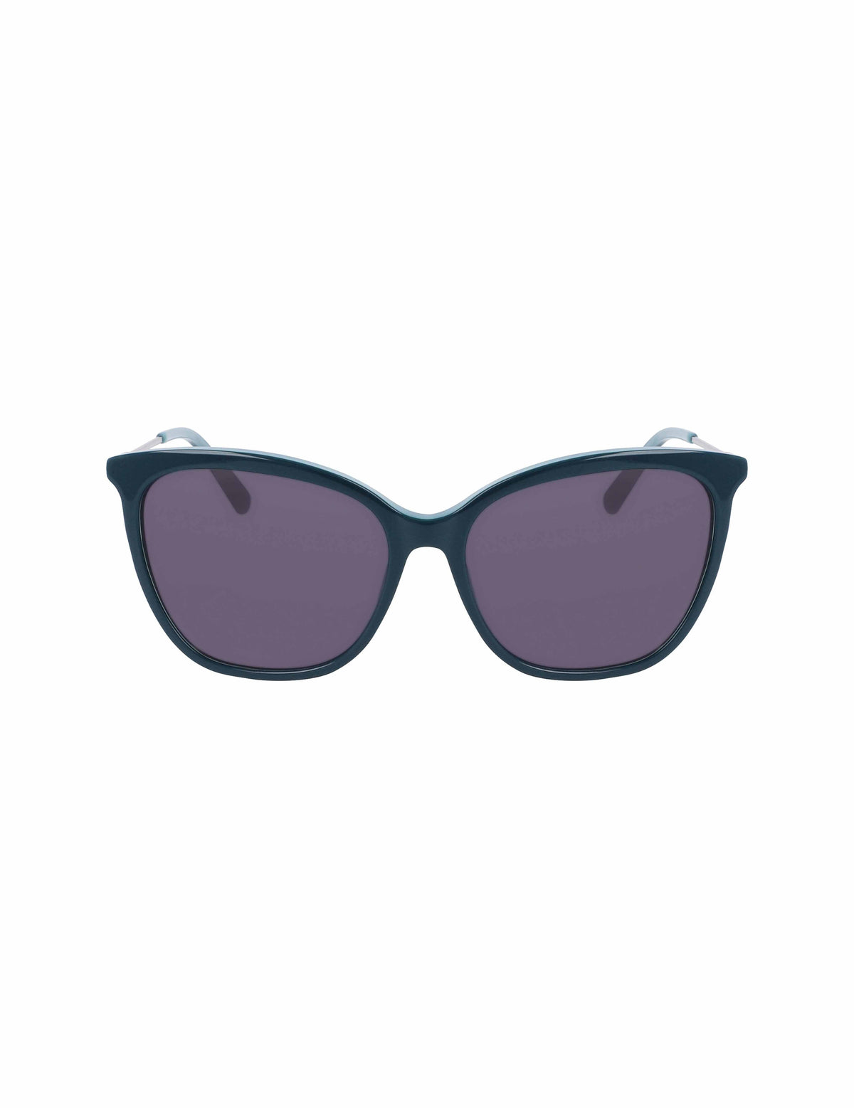 Anne Klein Teal Oversized Square Sunglasses