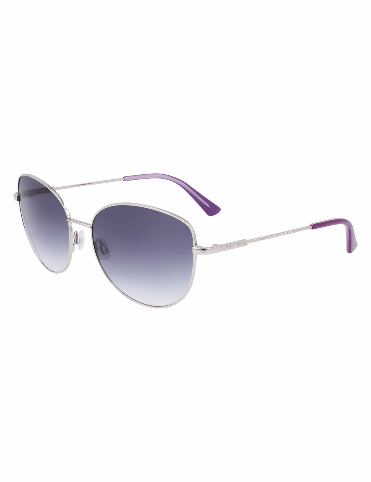 Anne Klein  Trendy Round Sunglasses