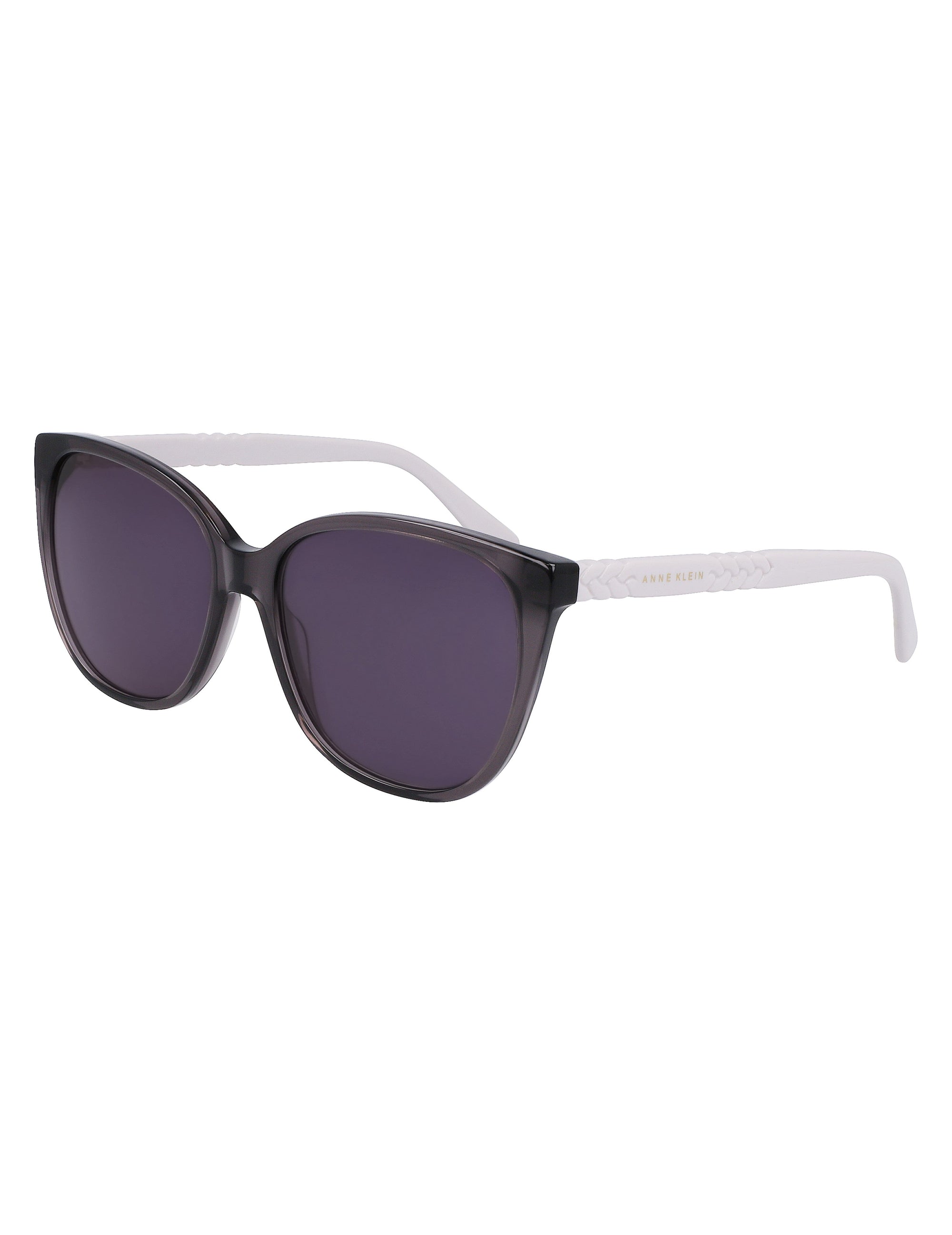 Anne Klein  Crystal Cat-Eye Braided Sunglasses