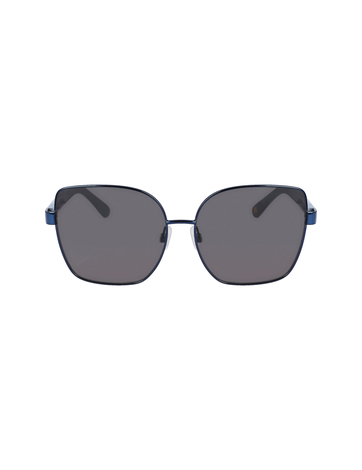 Anne Klein Navy Metal Braided Sunglasses