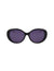 Anne Klein Black Glamorous Oval Sunglasses