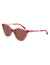 Anne Klein  Gradient Uplifting Rectangle Sunglasses