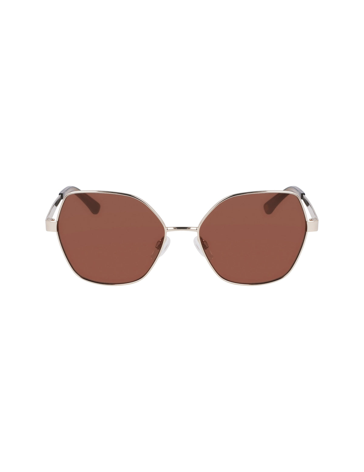 Anne Klein Gold Sophisticated Butterfly Sunglasses