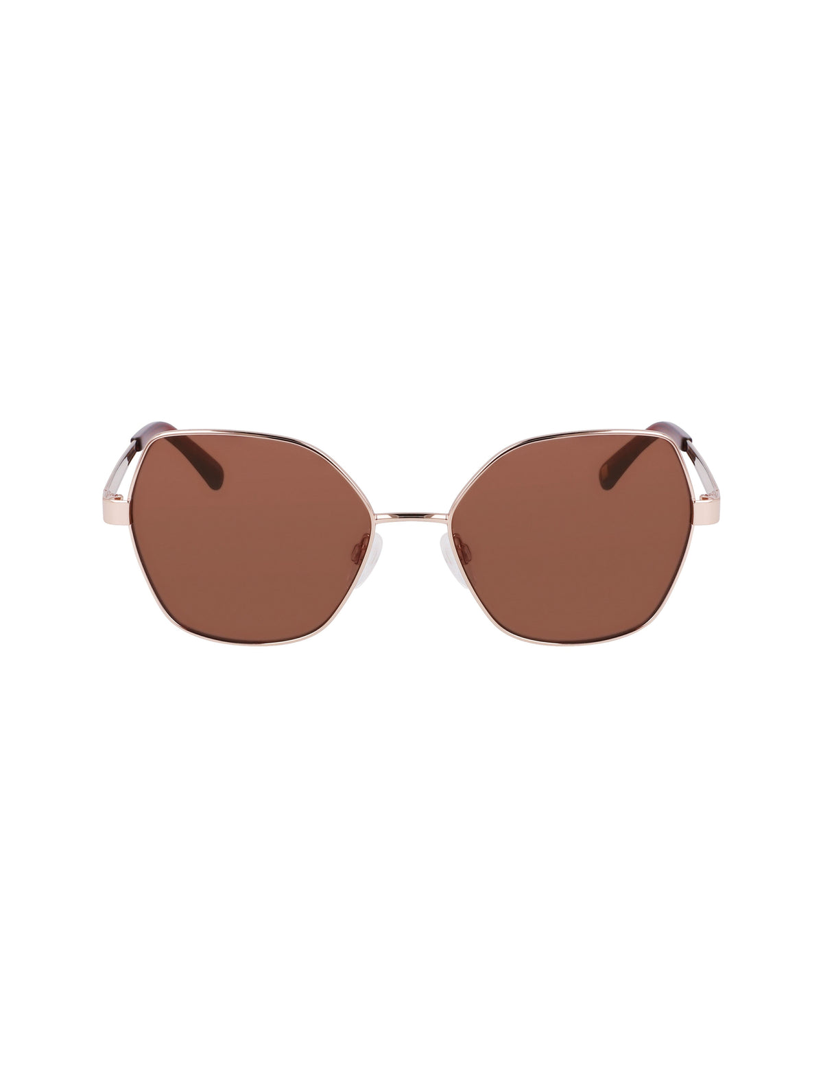 Anne Klein Rose Gold Sophisticated Butterfly Sunglasses