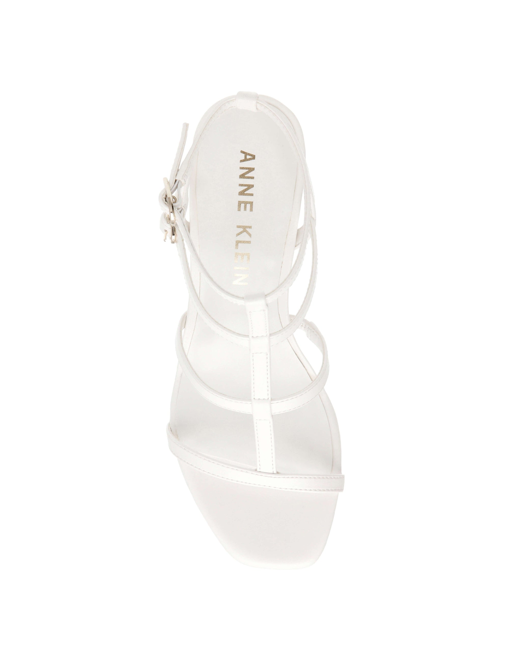 Anne klein store white sandals