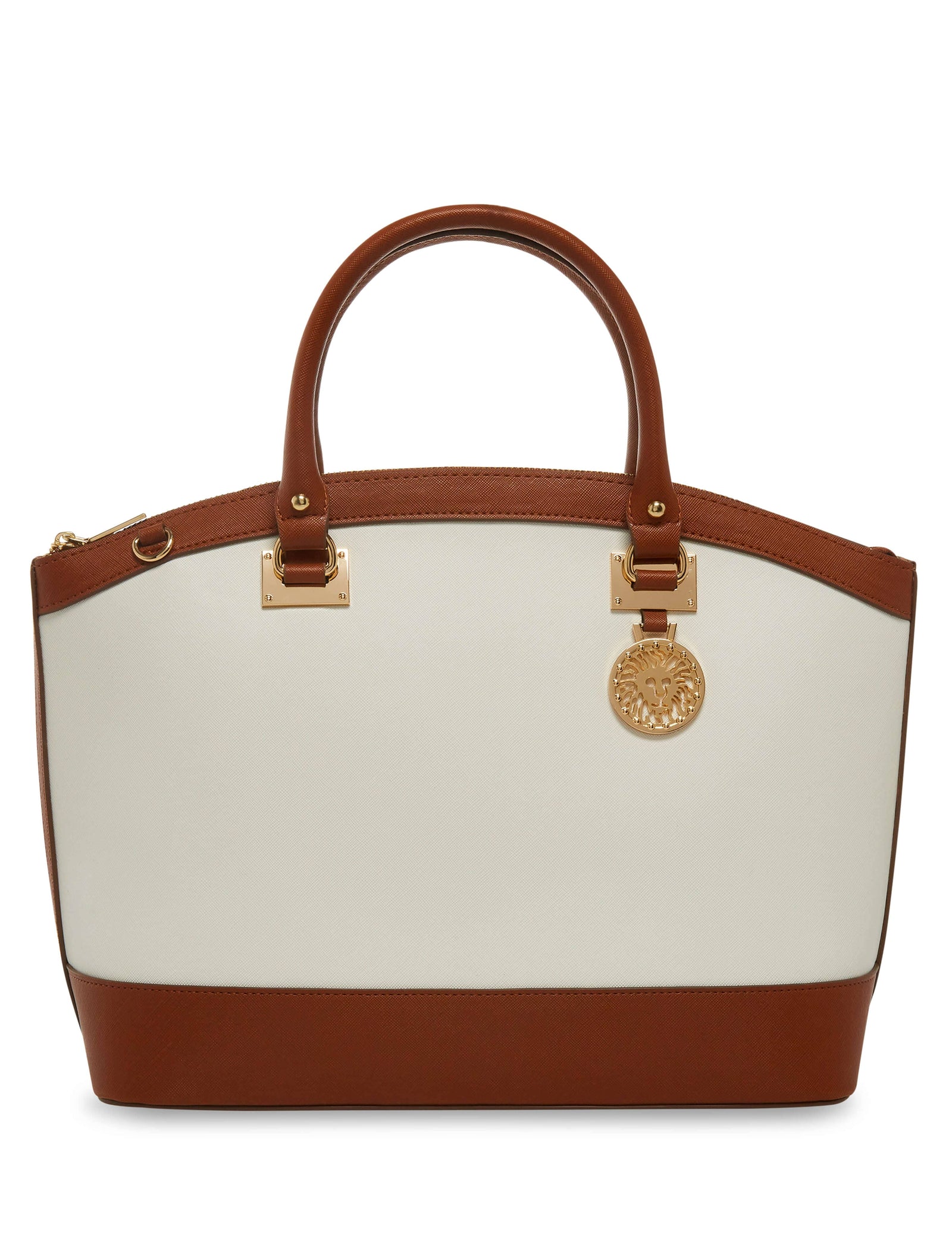 Anne Klein Women's Classic Ak Perfect Tote, Distant Mountain/Brownie :  Amazon.ca: Clothing, Shoes & Accessories