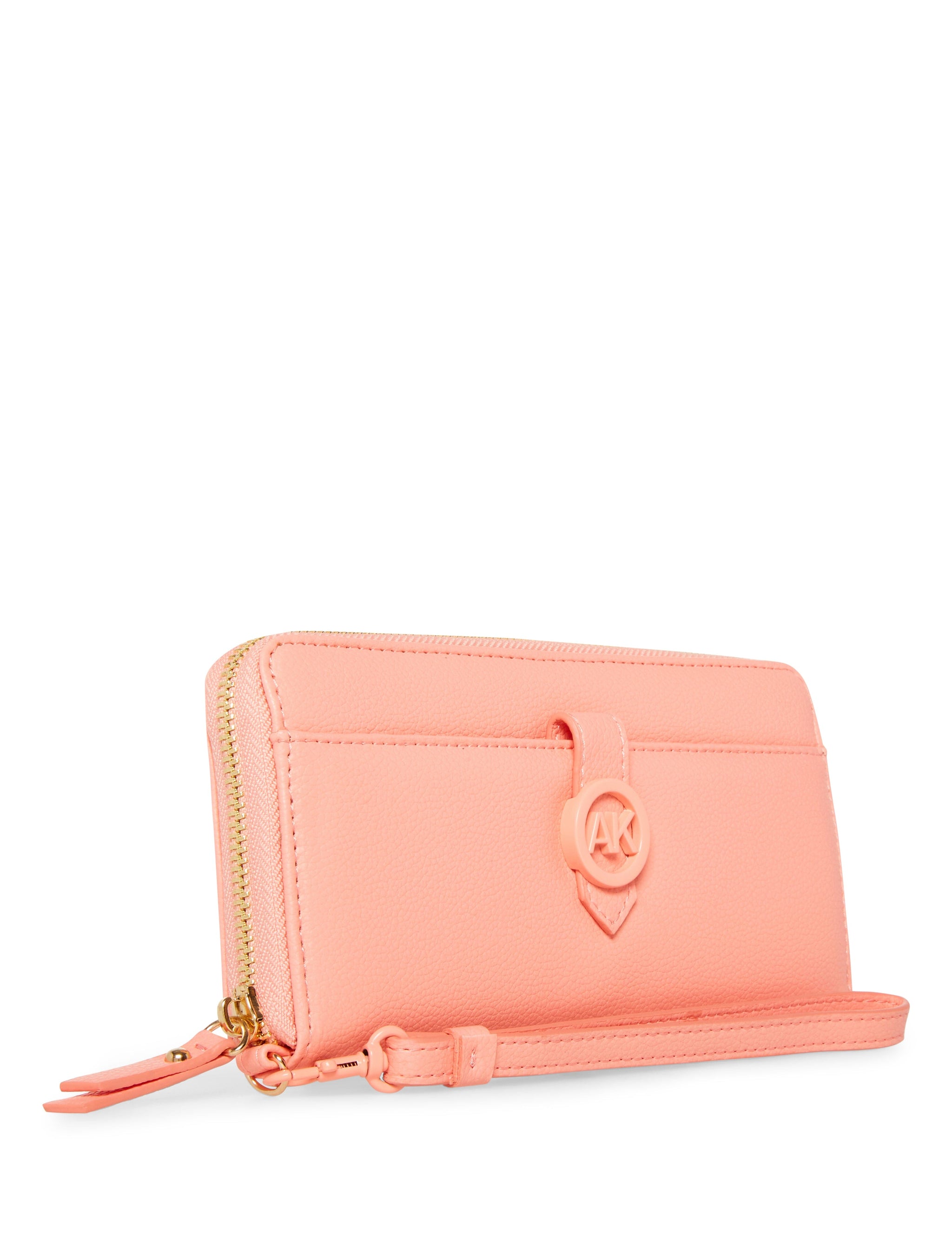 Pink Marble Mini Zip Wallet