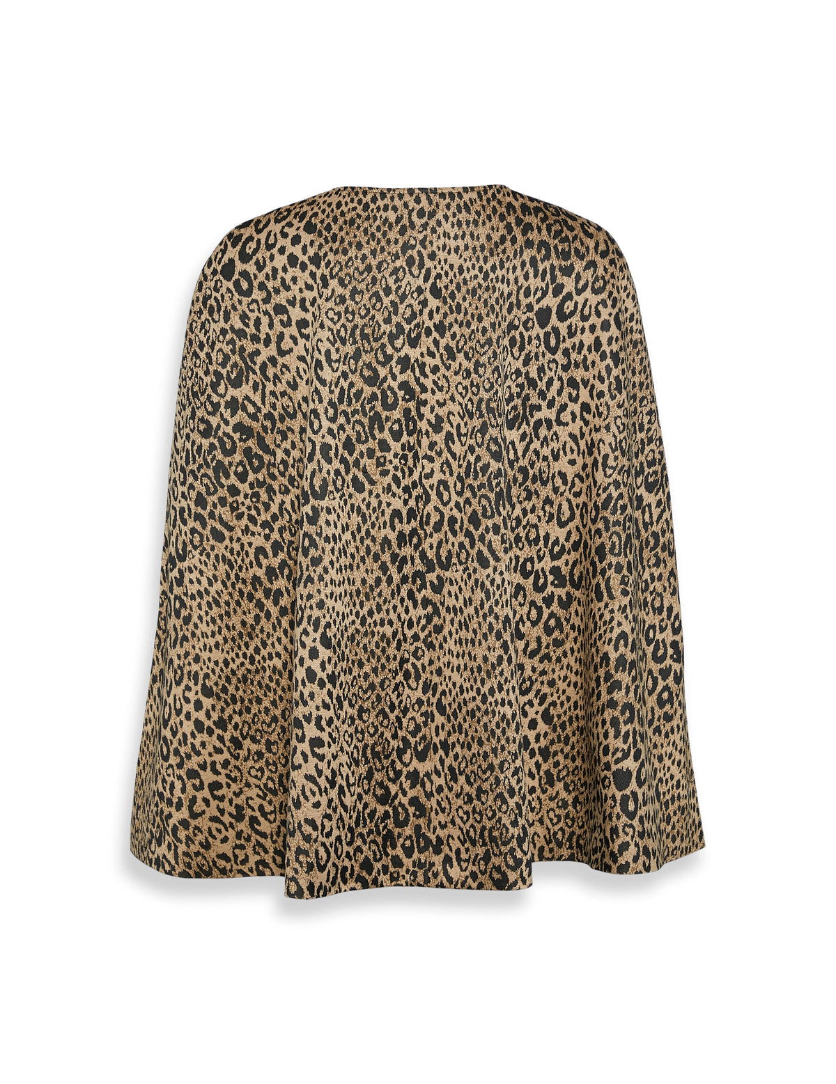 Anne Klein  Animal Print Snap Front Cape- Sale