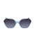Anne Klein Blue Geometric Sunglasses