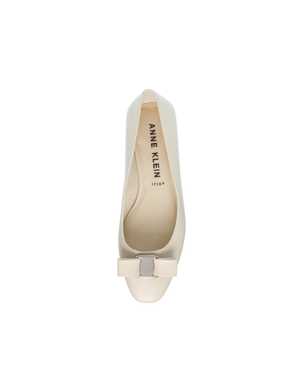 anne klein white flats