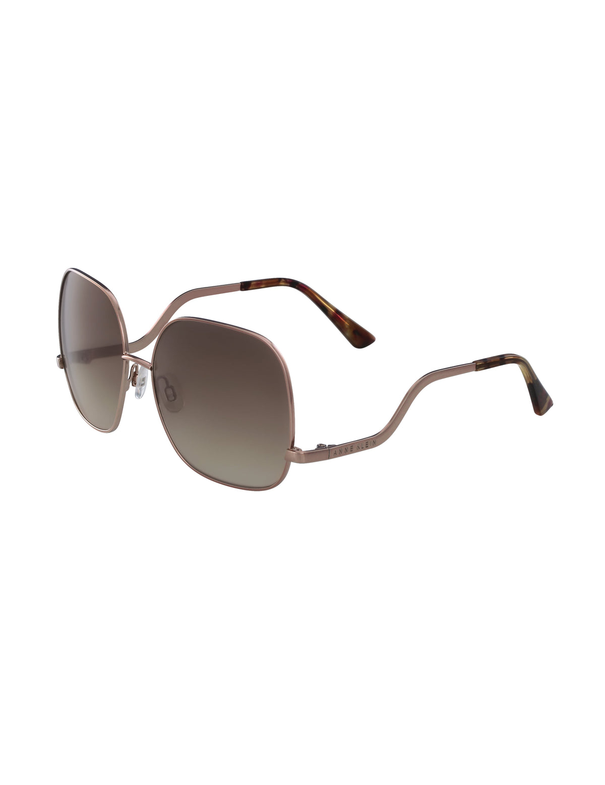 Anne Klein Metal Square Frame Sunglasses