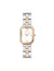 Anne Klein Silver&Rose Gold-Tone Octagonal Shaped Metal Bracelet Watch