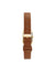 Anne Klein  Rectangular Case Leather Strap Watch