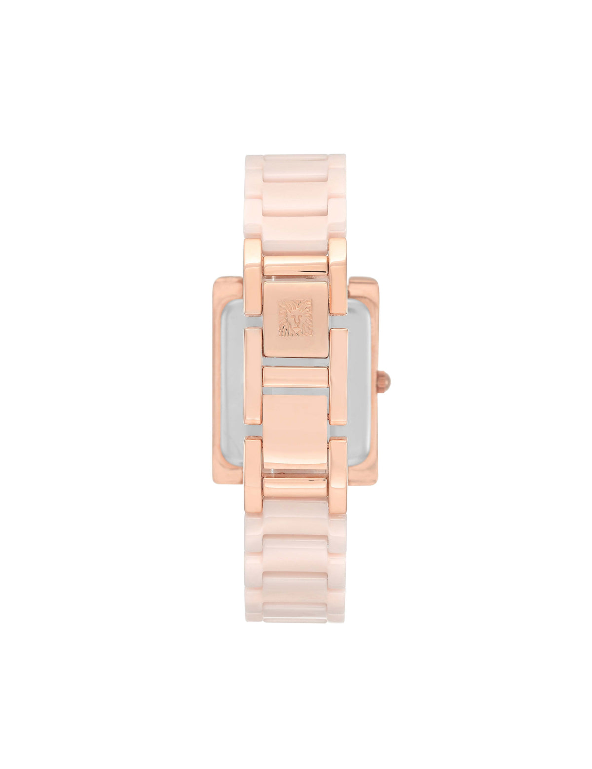 Anne Klein Rectangular Ceramic Bracelet Watch
