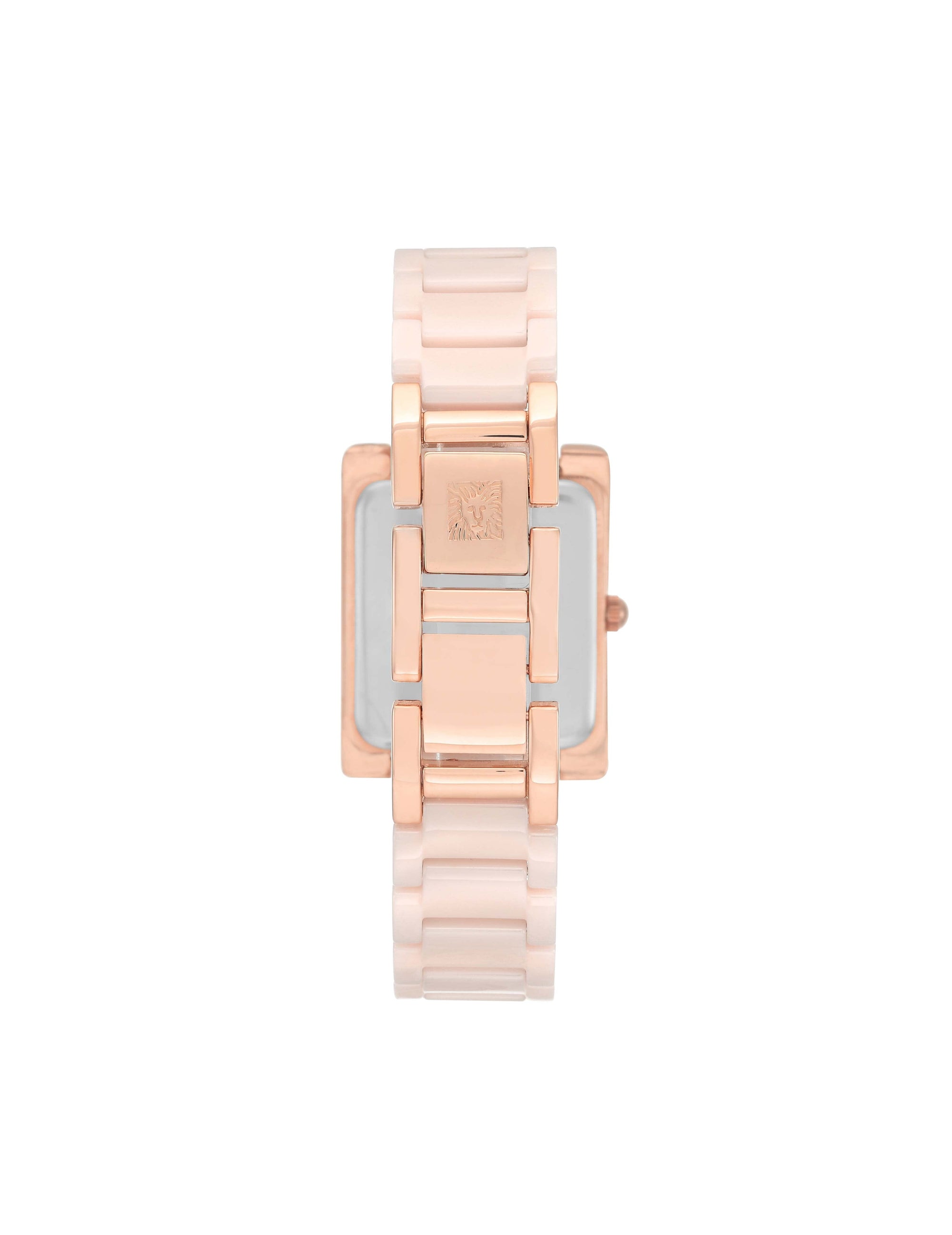 Anne Klein Rectangular Ceramic Bracelet Watch