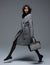 Anne Klein  Belted Wrap Wool Coat With Fur Collar - Clearance