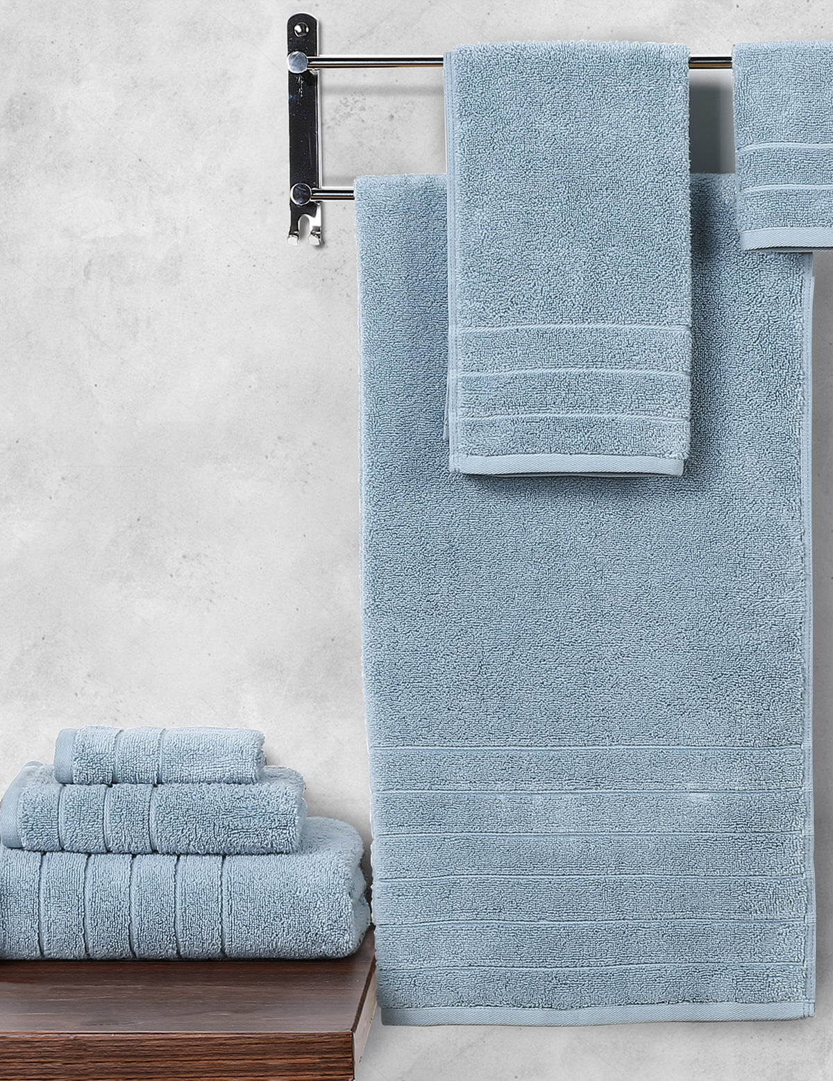 Anne Klein Chambray Reverie 6 Piece Towel Set