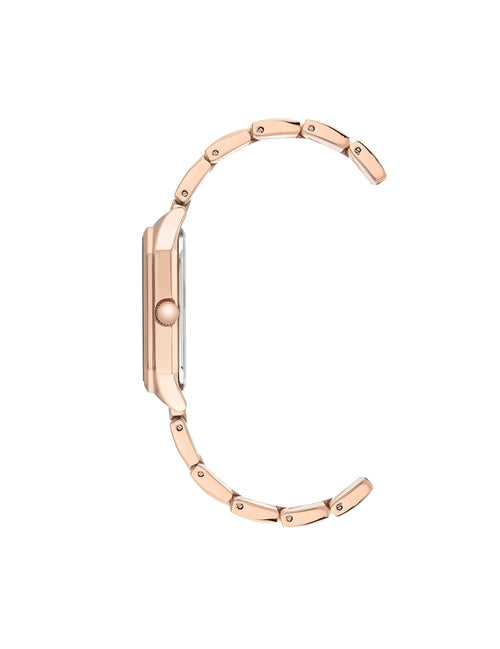 Anne Klein Octagonal Shaped Metal Bracelet Watch