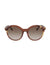 Anne Klein Mocha Round Frame Sunglasses