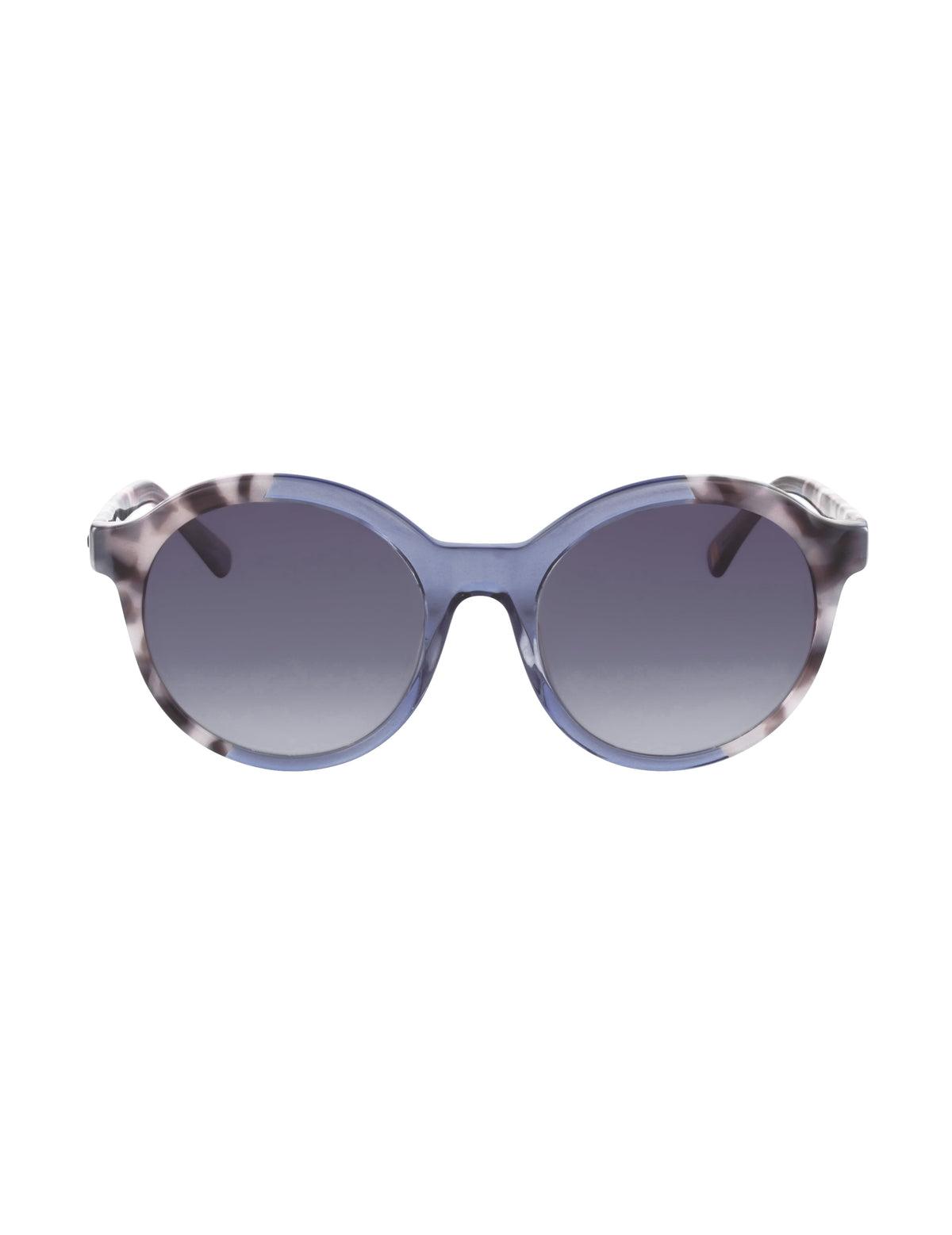 Anne Klein Slate Round Frame Sunglasses