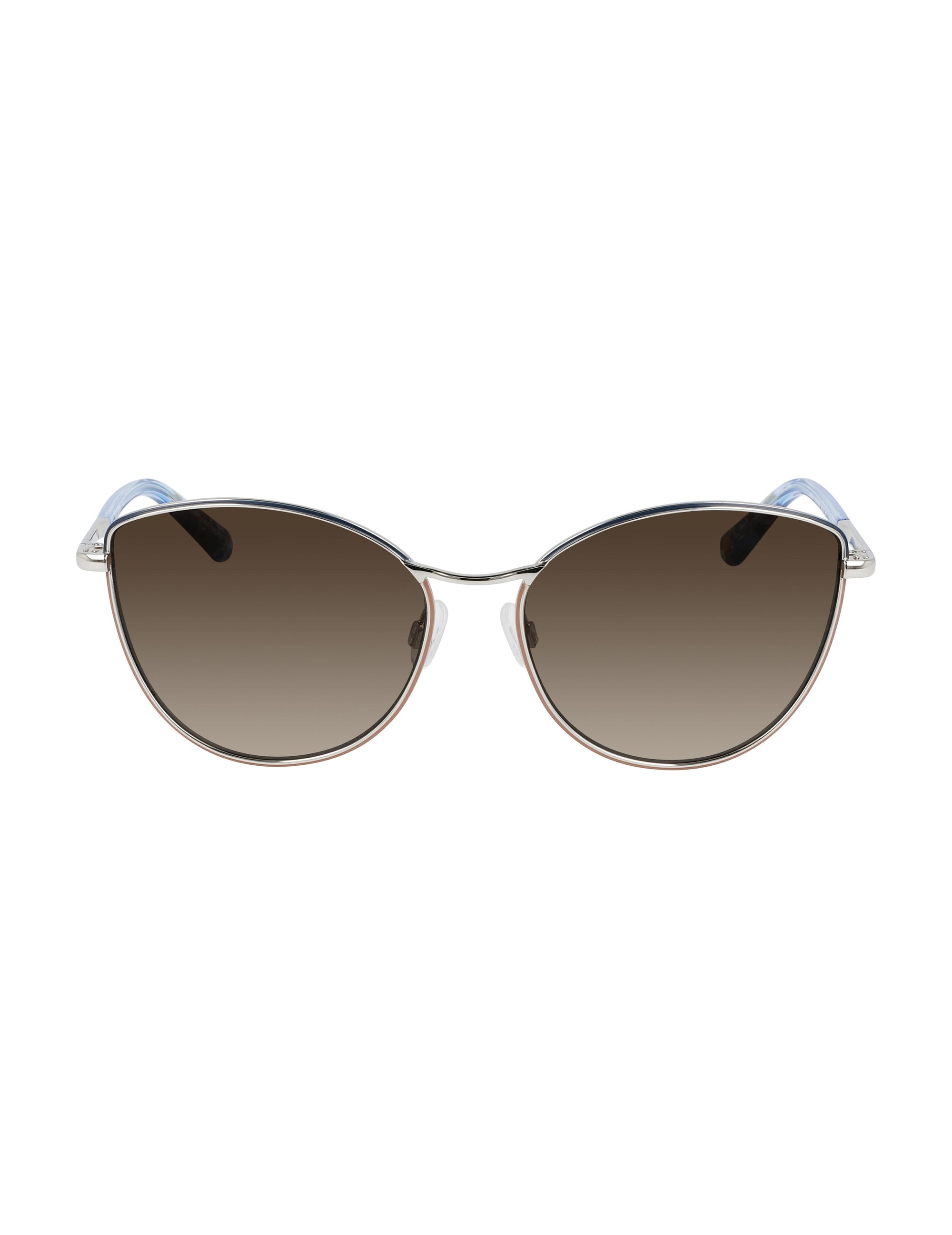 Anne Klein  Metal Cat-eye Sunglasses