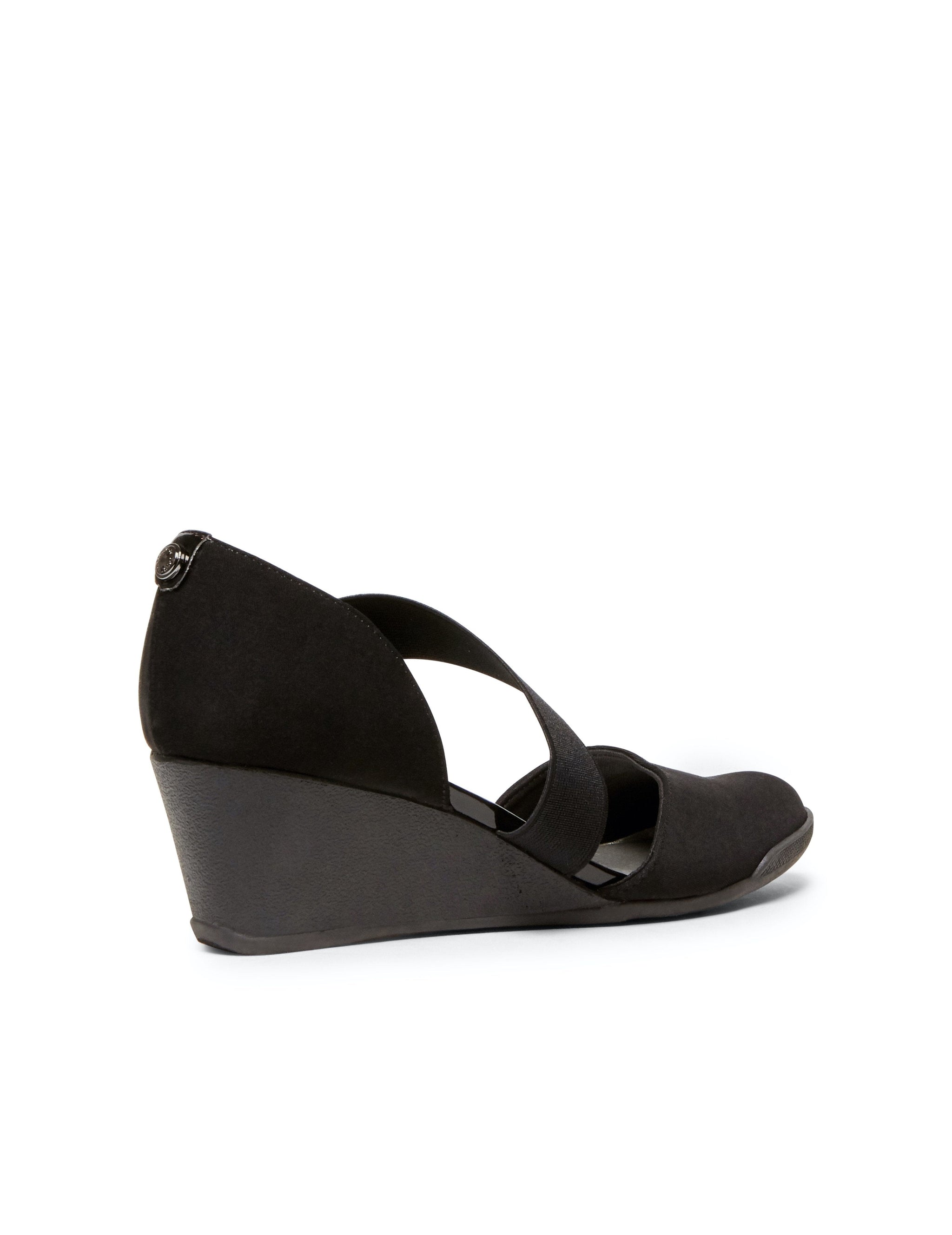 Buy online Women Solid Black Ankle Strap Wedge Heel Sandal from heels for  Women by Xe Looks for ₹799 at 66% off | 2024 Limeroad.com