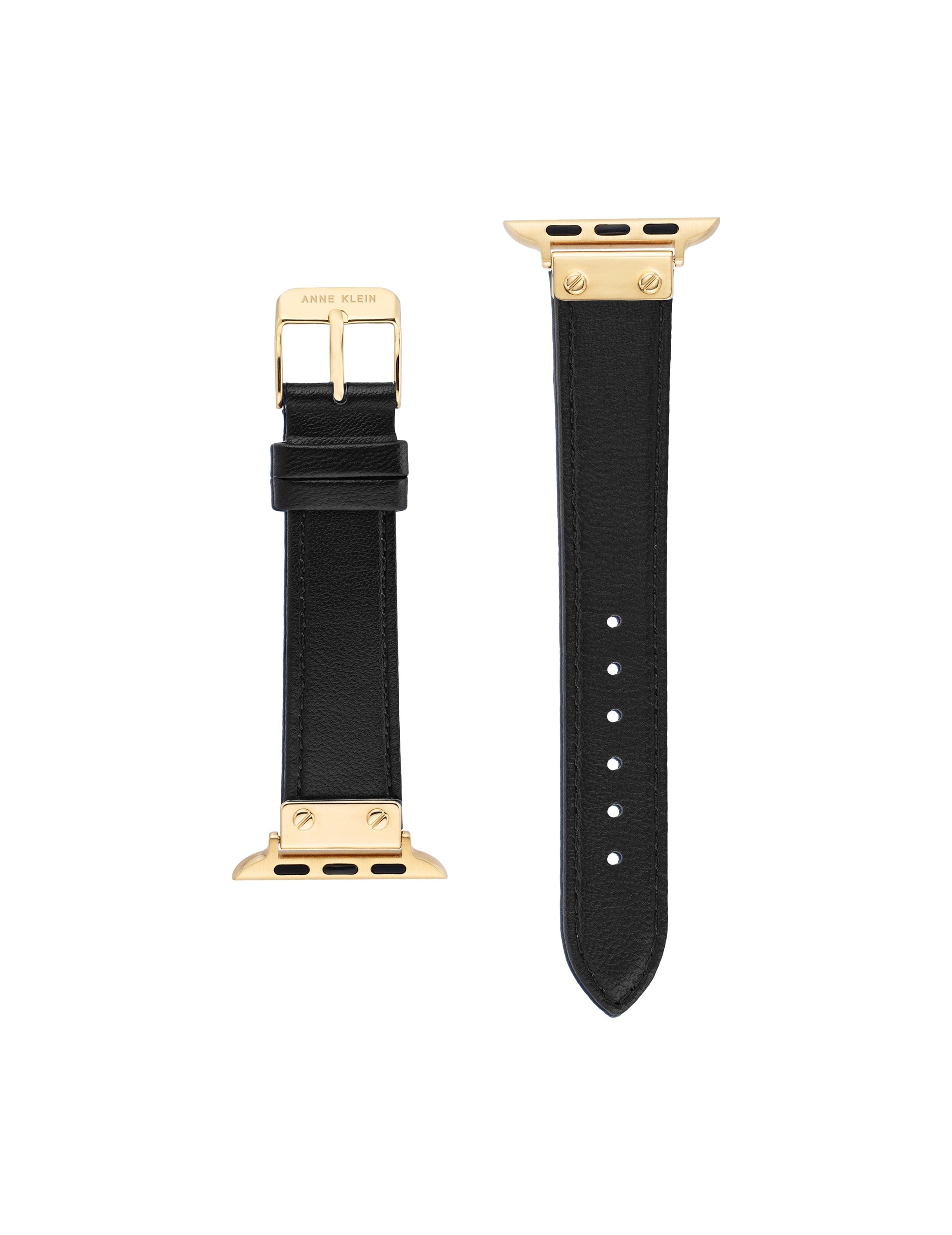 Leather Band for Apple Watch¨ Navy/Rose Gold-Tone | Anne Klein