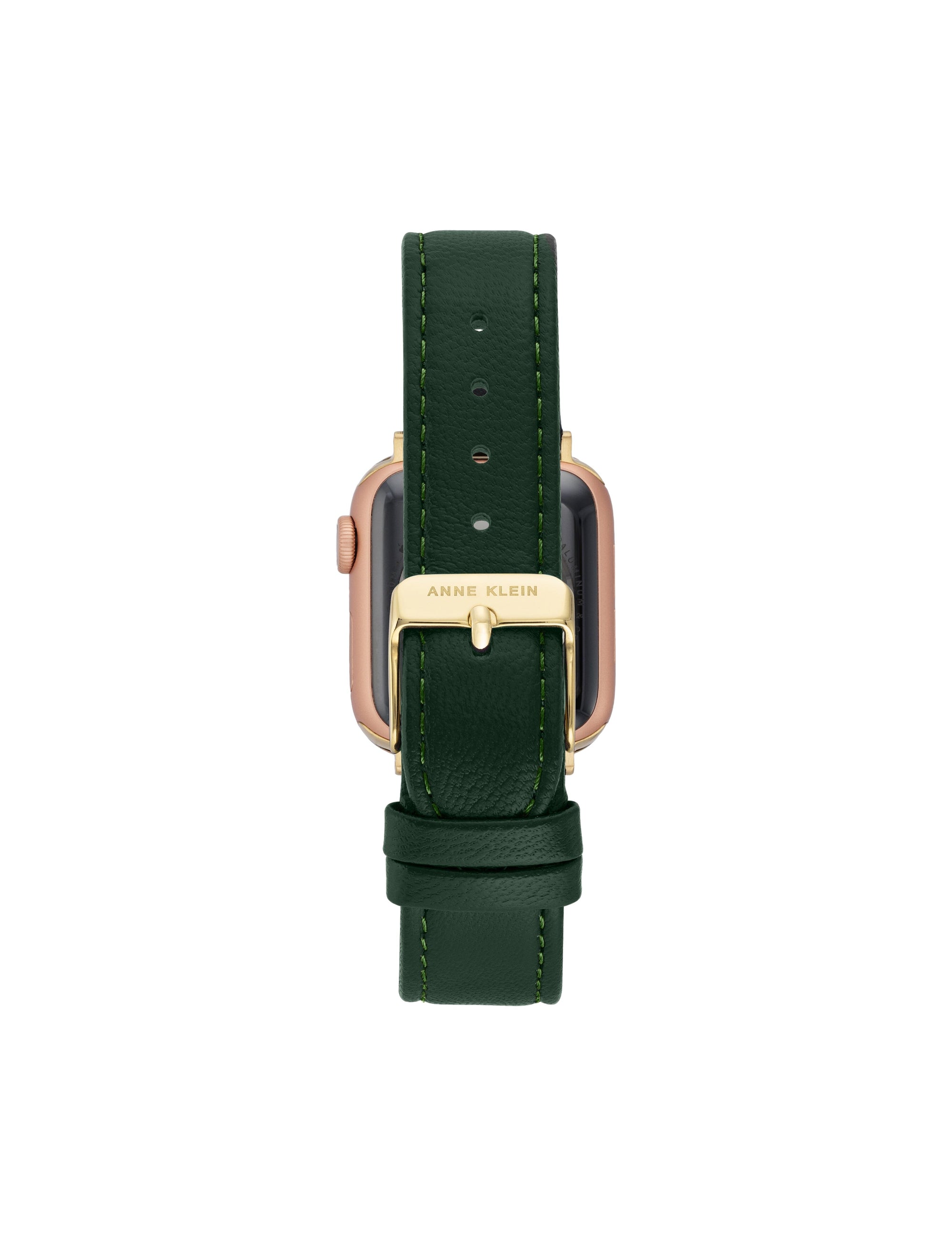 Green leather discount apple watch strap