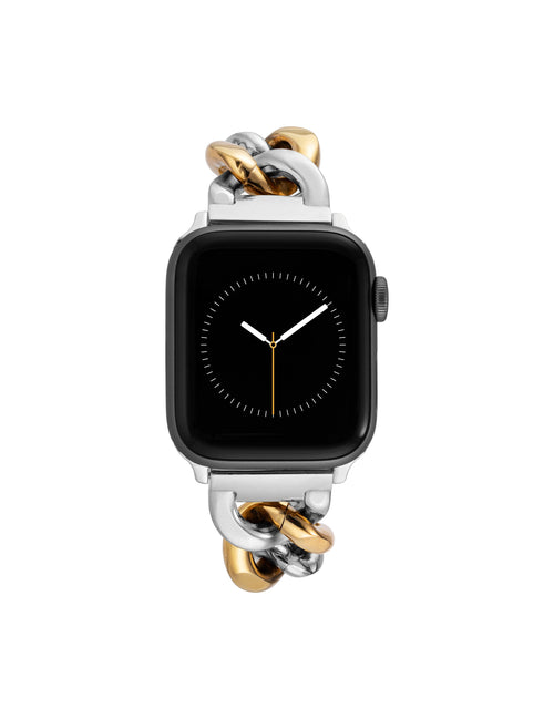 Anne Klein Two-Tone Chain Link Bracelet Band for Apple Watch®