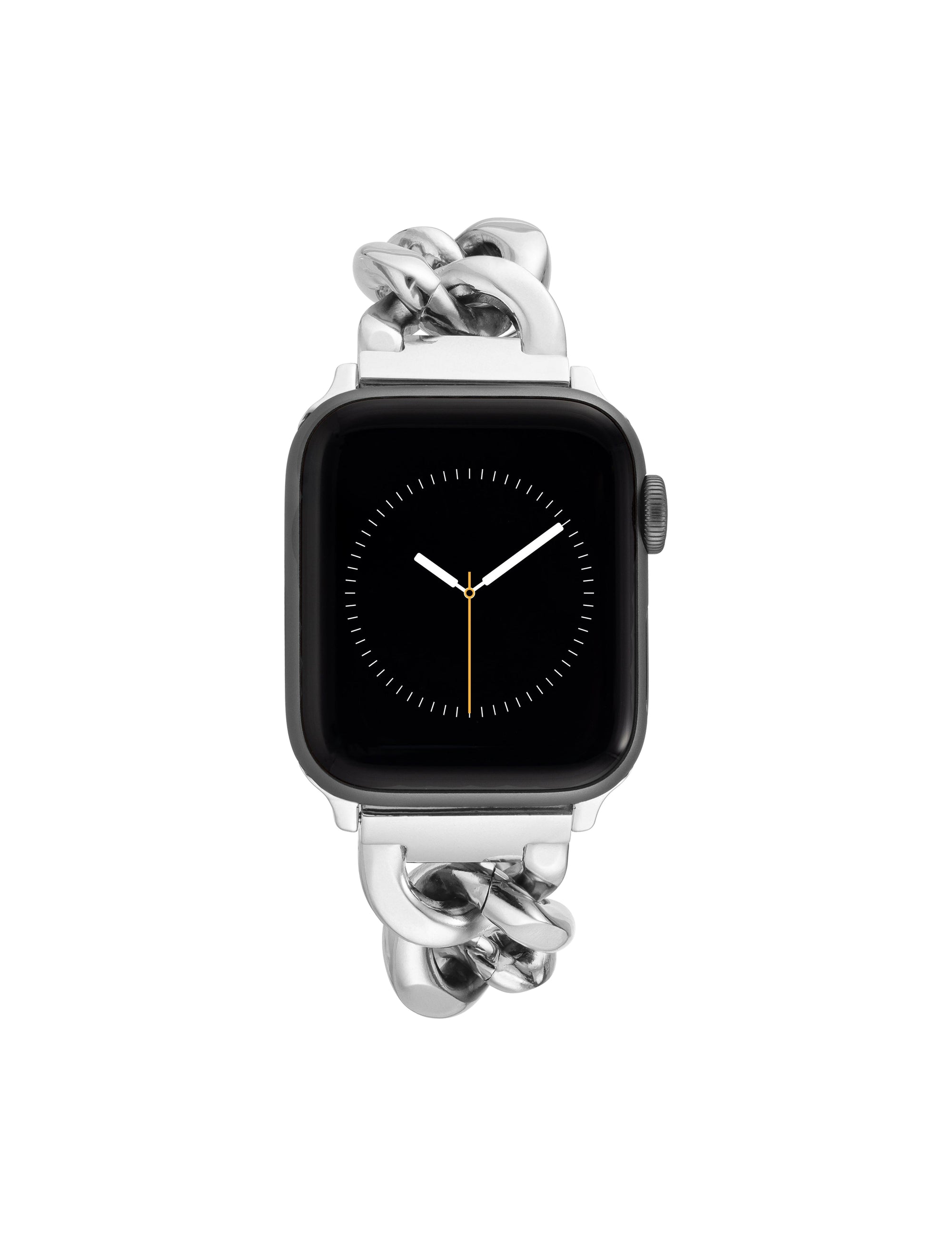 Anne Klein Silver-Tone Chain Link Bracelet Band for Apple Watch®