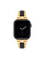 Anne Klein Black/Gold Tone Consider It Plastic Link Bracelet for Apple Watch®