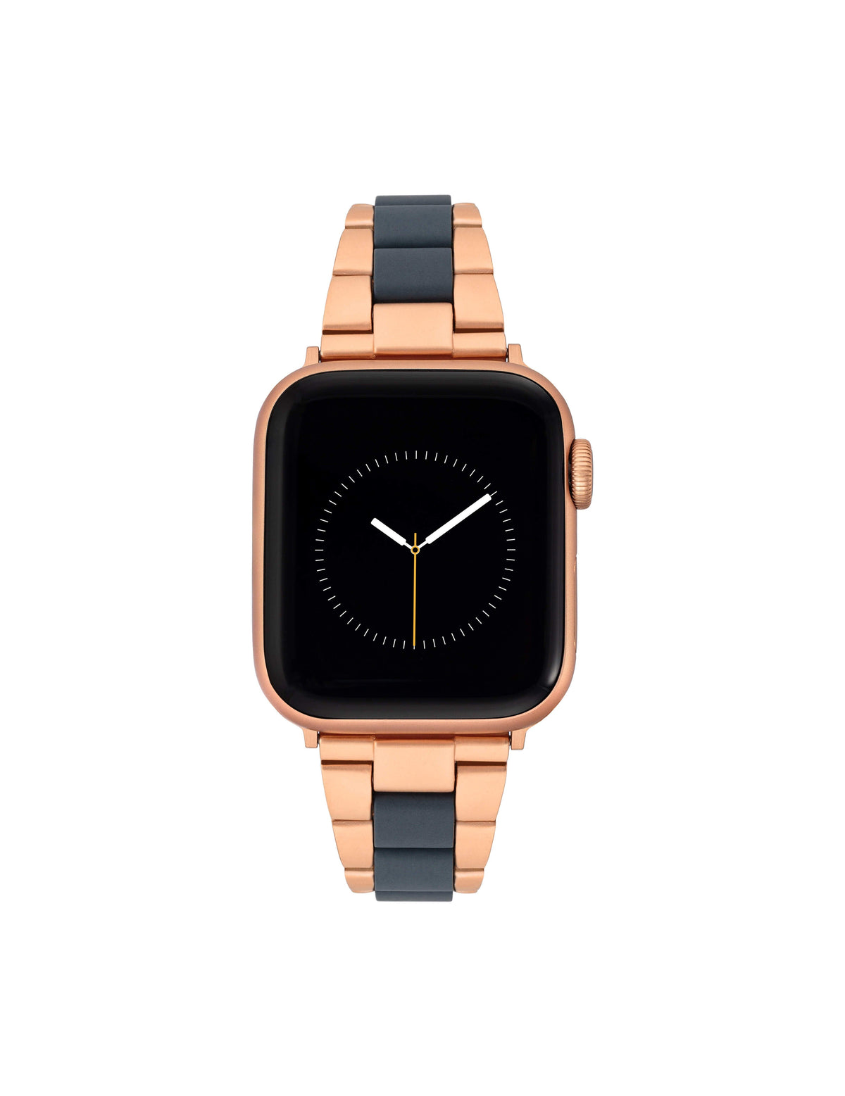 Anne Klein Blue/Rose Gold Tone Consider It Plastic Link Bracelet for Apple Watch®