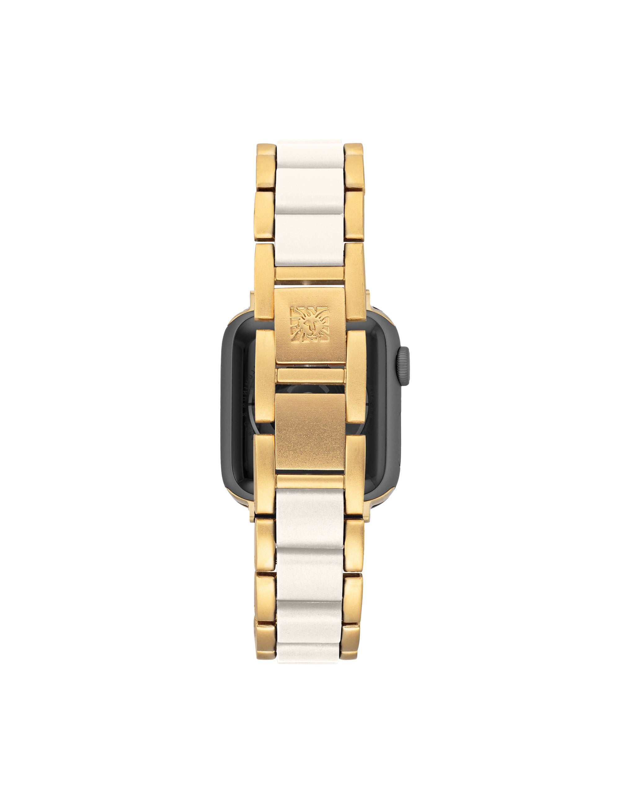 Oceanworks Plastic and Brushed Metal Link Bracelet for Apple Watch  | Anne  Klein