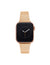 Anne Klein Rose Gold-Tone Stainless Steel Band with Sliding Buckle Closure for Apple Watch®