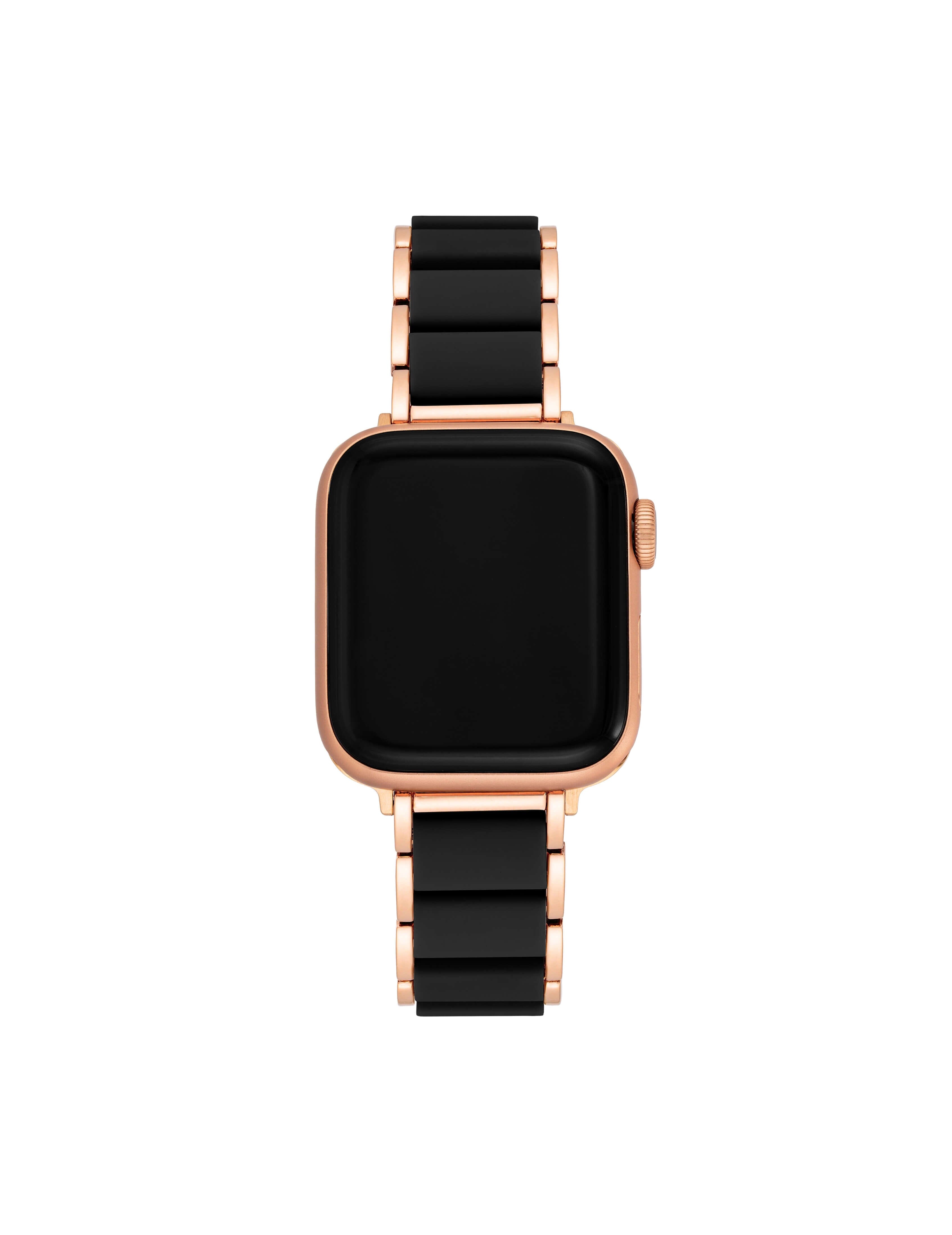 Rubberized Link Bracelet Band for Apple Watch Anne Klein