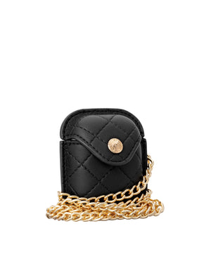 Anne Klein  Quilted AirPods® Case with Cross Body Chain