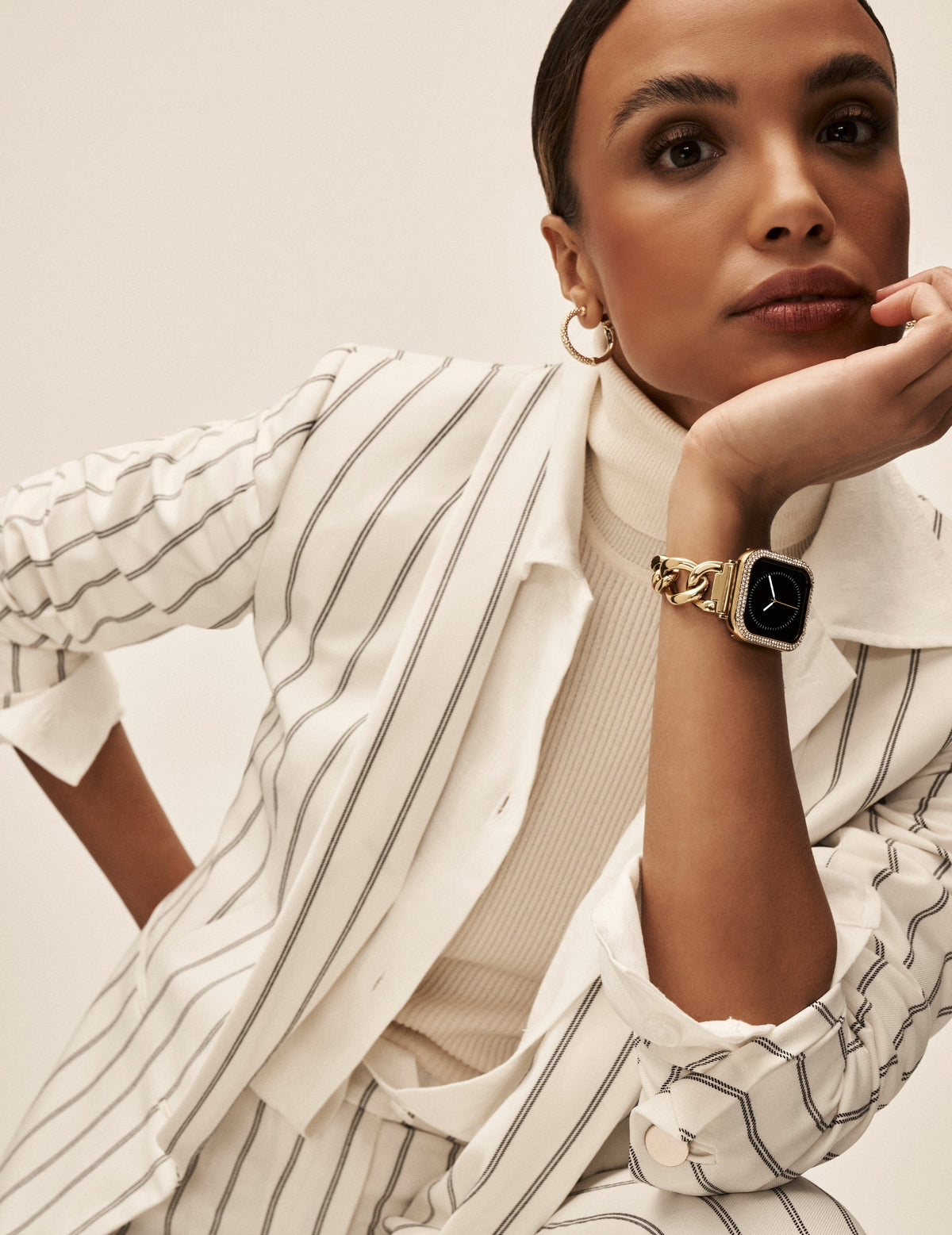 Anne Klein  Chain Link Bracelet Band for Apple Watch®