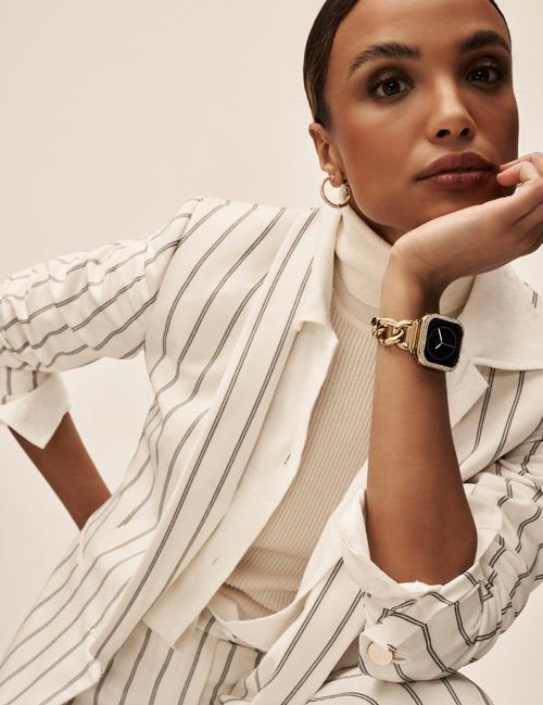 Anne Klein  Chain Link Bracelet Band for Apple Watch®