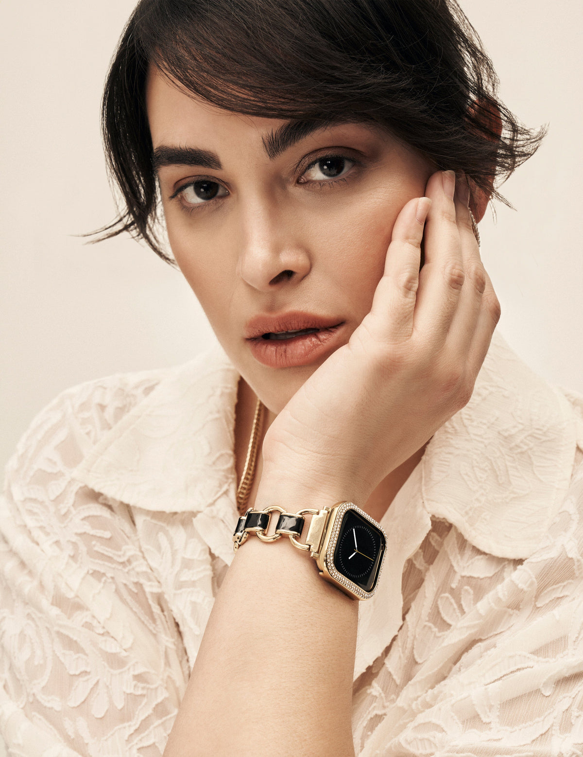 Anne Klein  Enamel Link Bracelet Band for Apple Watch®