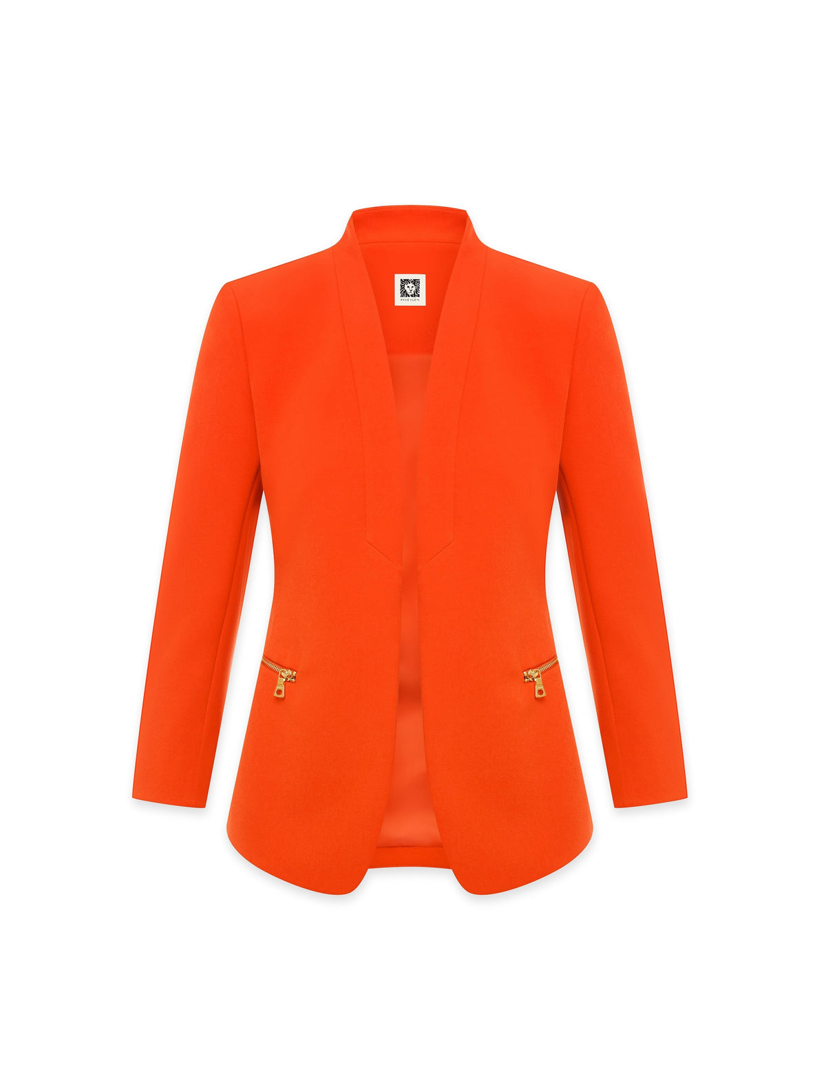 Anne Klein Poppy Anne Stretch Zipper Pocket Jacket- Sale