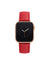 Anne Klein Red/Rose Gold-Tone Consider It Apple Peel Leather Band for Apple Watch®