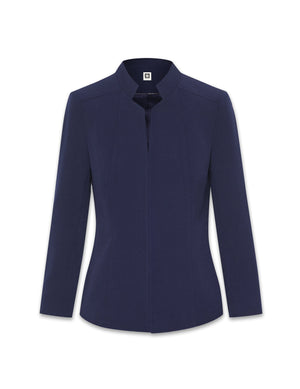 Anne Klein  Crepe Stand Collar Jacket- Clearance