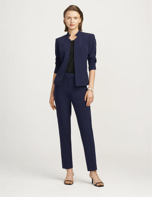 Anne Klein  Crepe Stand Collar Jacket- Clearance