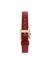 Anne Klein  Rectangular Case Leather Strap Watch