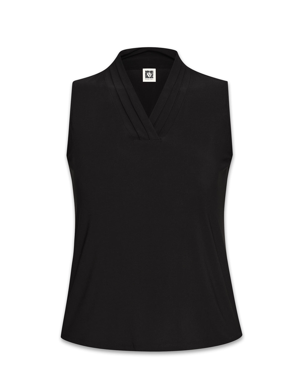 Anne Klein Plus Size Triple Pleat Top