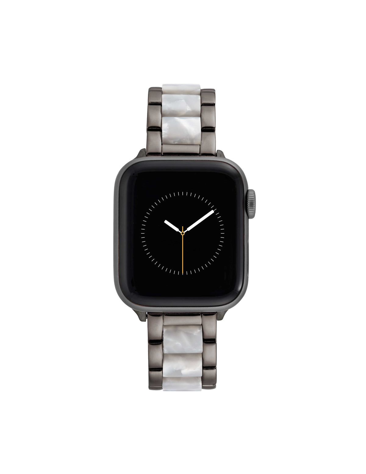 Anne Klein Gunmetal/White Marbleized Resin Bracelet Band for Apple Watch®